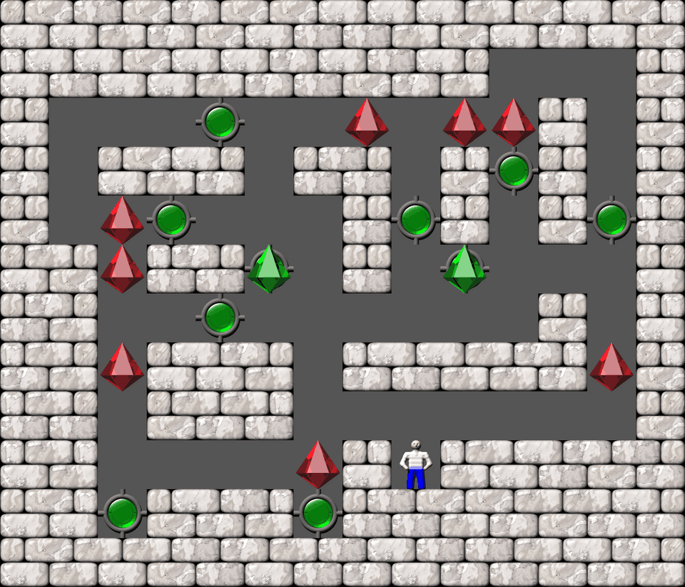 Sokoban Bugs509 collection level 153